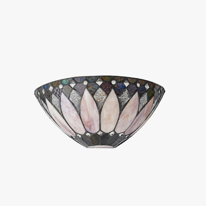 TF Brooklyn Elegant Wall Light - Art Deco Glass Wall Sconce for Living Room or Hallway