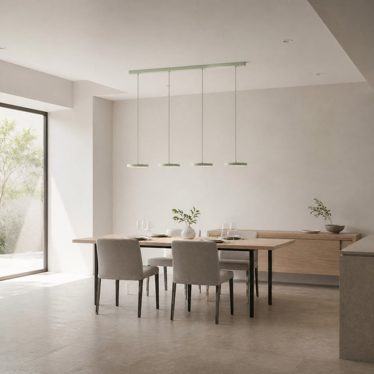 Feranox Pendant Light Disc Design Pendant – Modern Style for Dining Room
