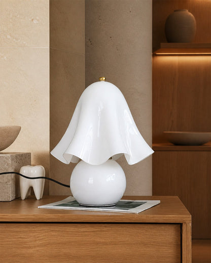 Bellina Decorative Table Lamp - Sculptural Bell Flower Shape