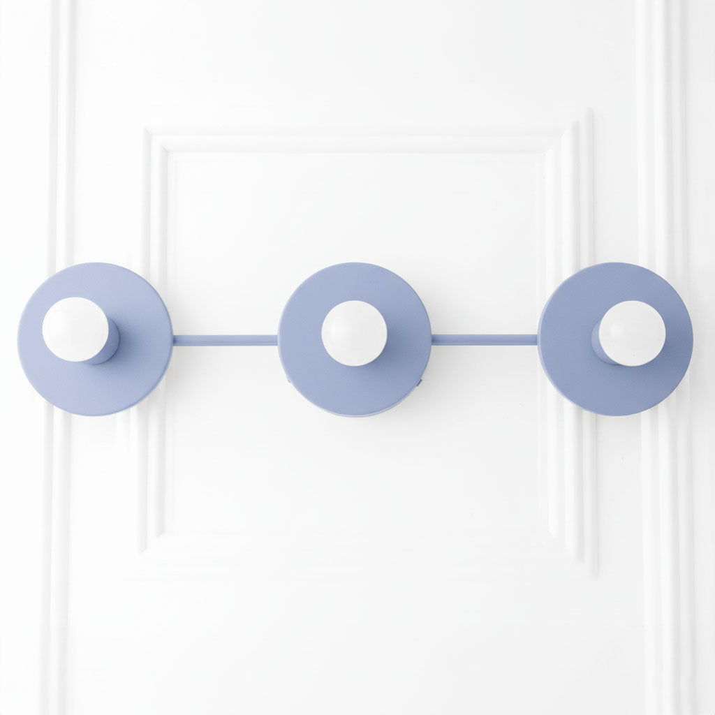 Radiro Globe Modern Spherical Glass Vanity Light – Minimalist 3-Light Fixture for Bathrooms