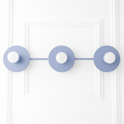 Radiro Globe Modern Spherical Glass Vanity Light – Minimalist 3-Light Fixture for Bathrooms