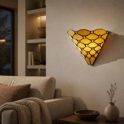 TF Pearl Elegante Glaswandleuchte – Wandleuchte für Wohnzimmer, Schlafzimmer oder Flur
