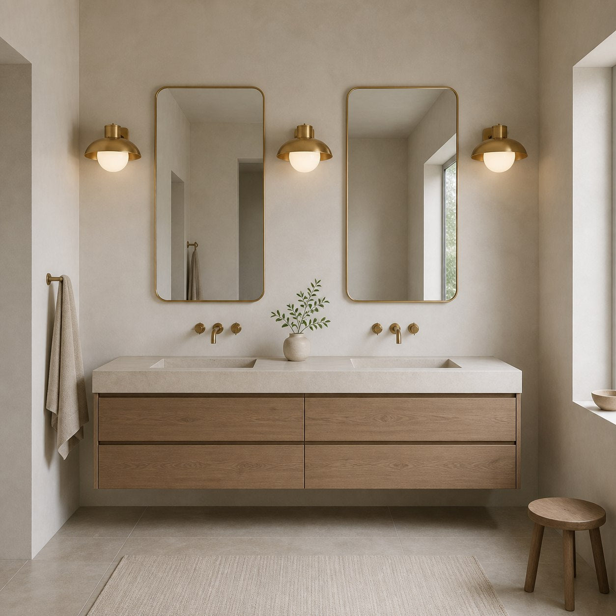 Cordax Industrie-Wandleuchte im modernen Stil – Sanftes Opalglaslicht für Flur oder Schlafzimmer