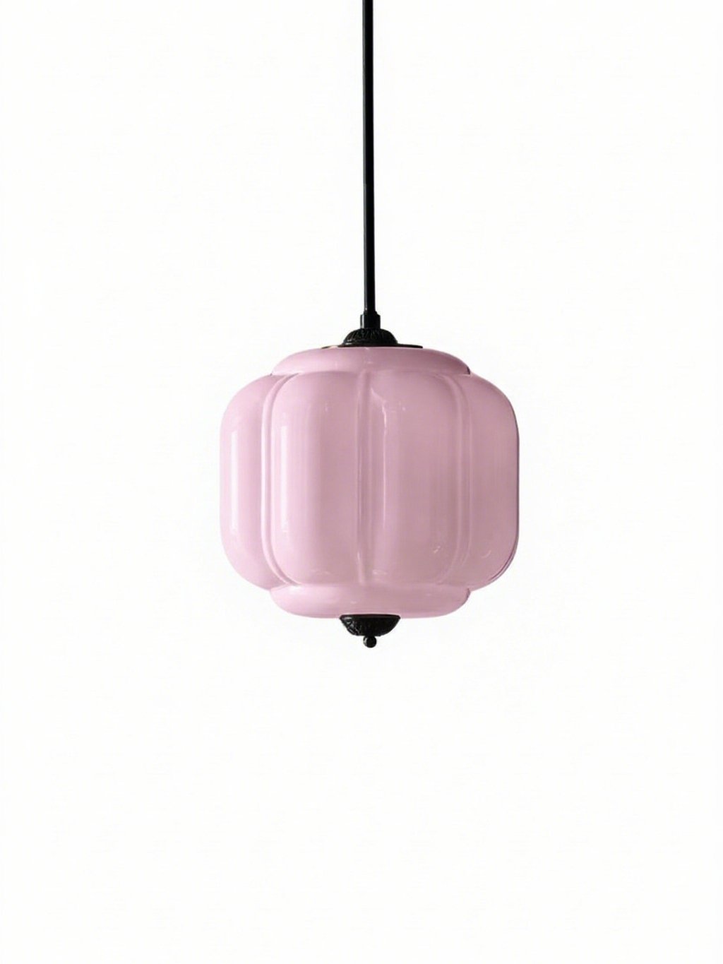 Eloise Vintage Glass Chandelier - Milk Glass Home Accent