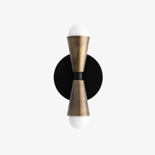 Pyralis Cone Linear Statement Wall Sconce - Modern Two Light Fixture