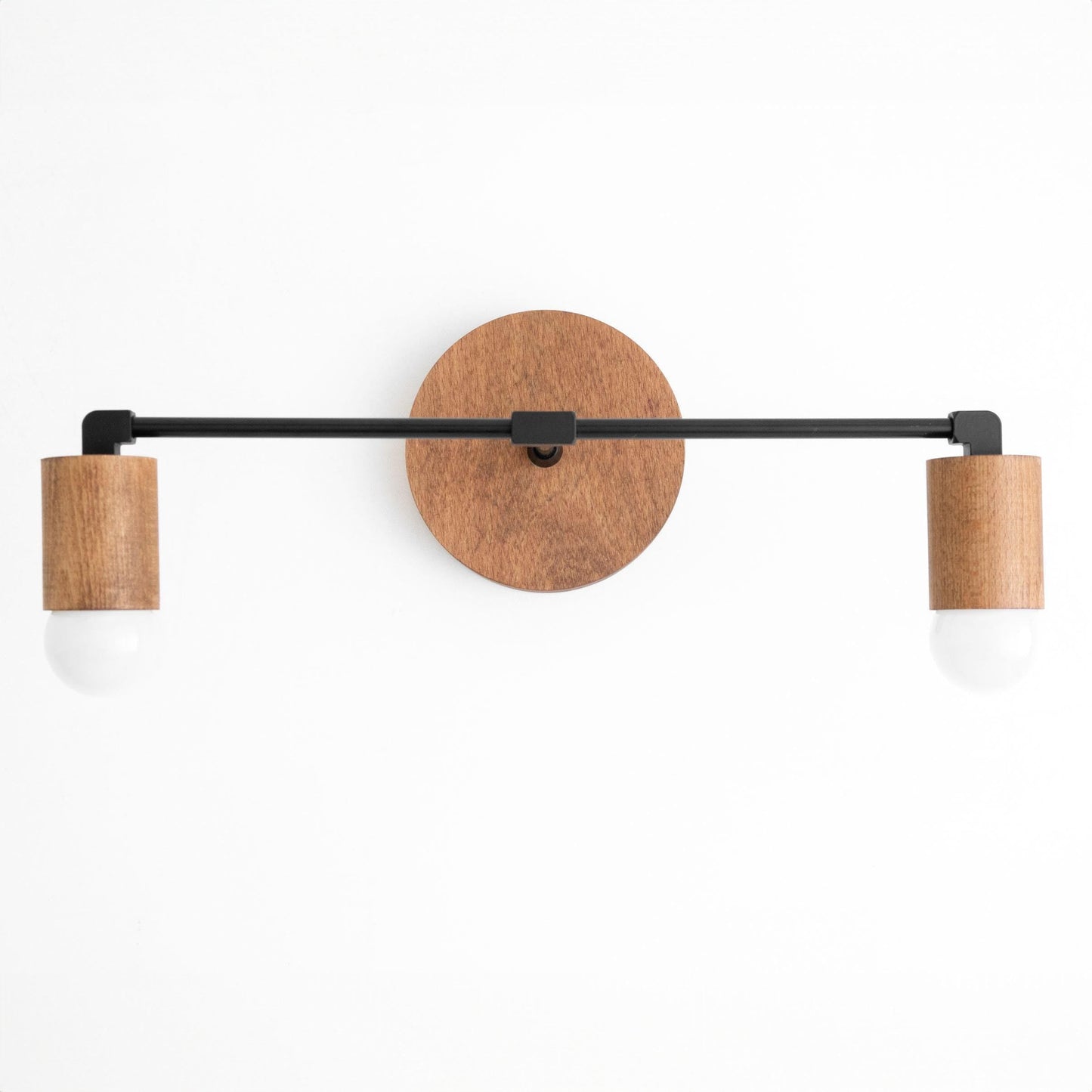 Mobilux Line Holz- und Schminktischleuchte – Böhmische Badezimmerbeleuchtung