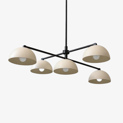 Metio Dome-Design Ceiling Chandelier - Elegant Lighting for Dining & Living Rooms