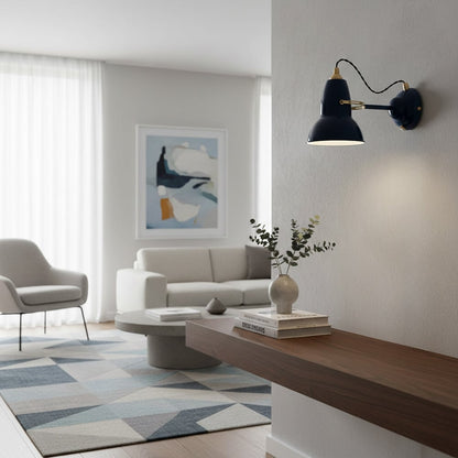 Vintage Adjustable Compact Wall Sconce for Living Room