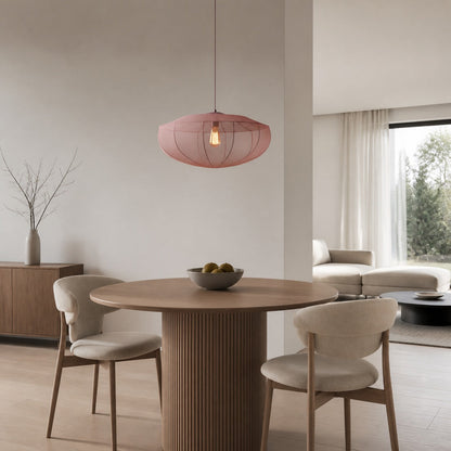 Lumifil Modern Mesh Pendant Light - Hanging Fabric Lghts are Suitable for Dining Rooms or Kitchen Islands