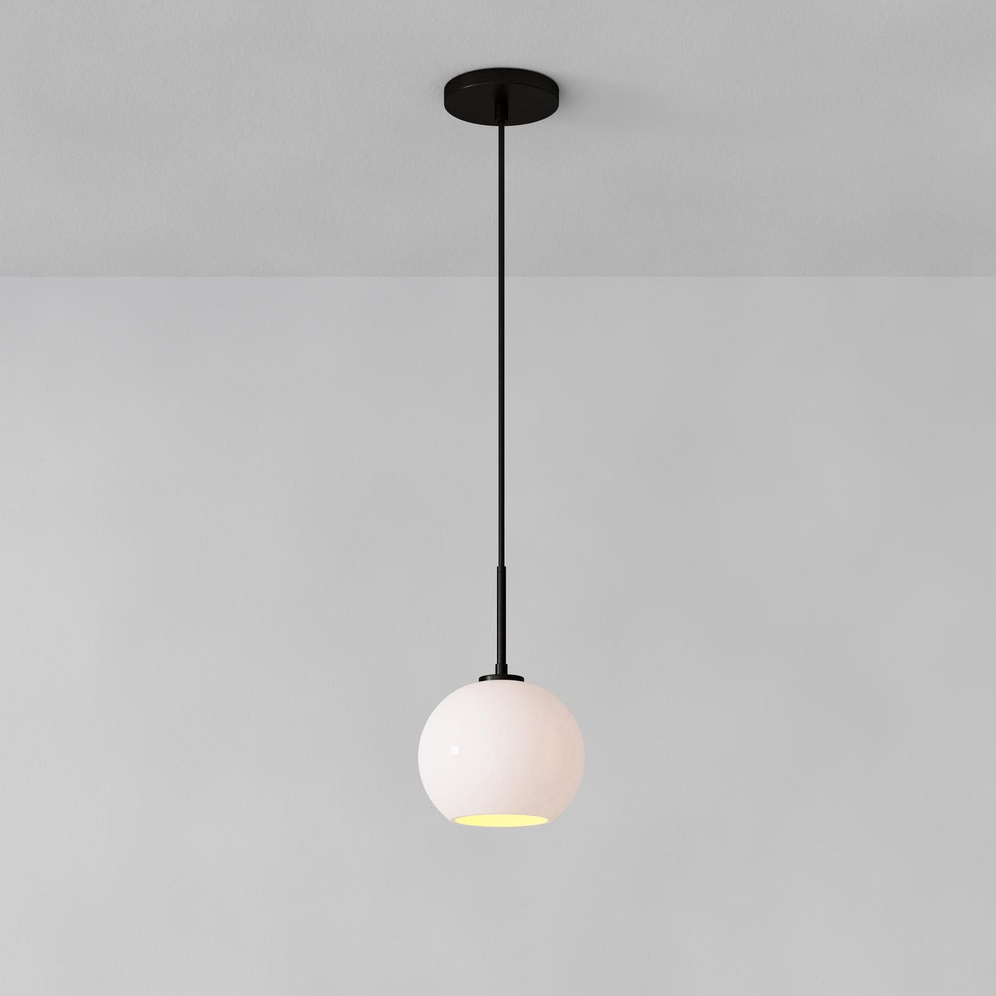 Selvion Sculptural Globe Pendant Light - Modern Glass Pendant Lamp - Sleek Design