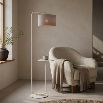 Lirra Multi-Functional Floor Lamp with Table-Top Design – Stylish Standing Lamp for Living Areas