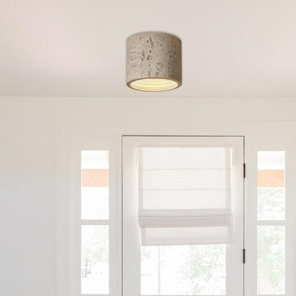 Moderne zylindrische Wabi-Sabi-Deckenlampe