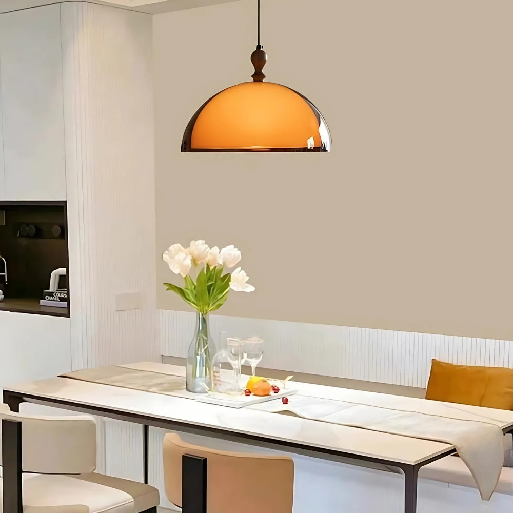 Elegante Vintage Bauhaus Kuppel Pendelleuchte für Schlafzimmer