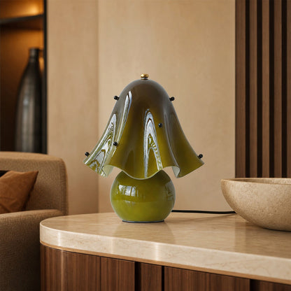 Bellina Decorative Table Lamp - Sculptural Bell Flower Shape