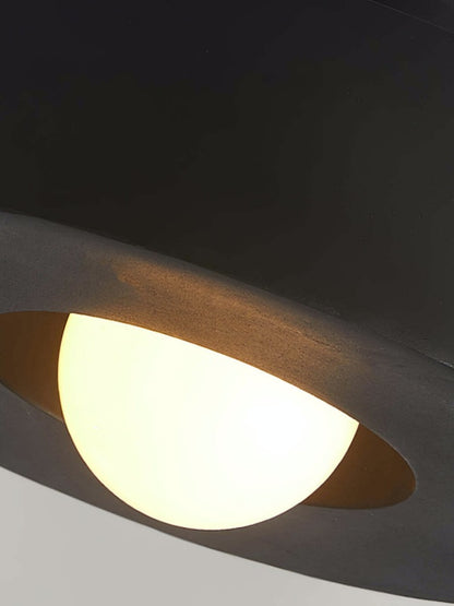 Moderne Nordische Minimalistische Rund Harz Deckenlampe