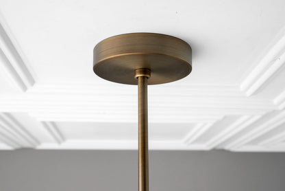 Glorica Glass Frosted Glass Globe Chandelier - Brass Modern Lighting for Living Room