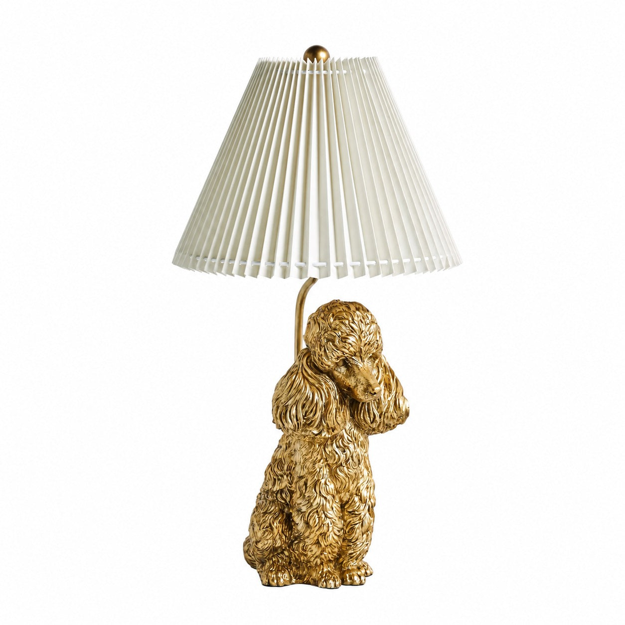 Pawdia Einzigartige Tischlampe – Dekorative Keramik-Tier-Nachttischlampe