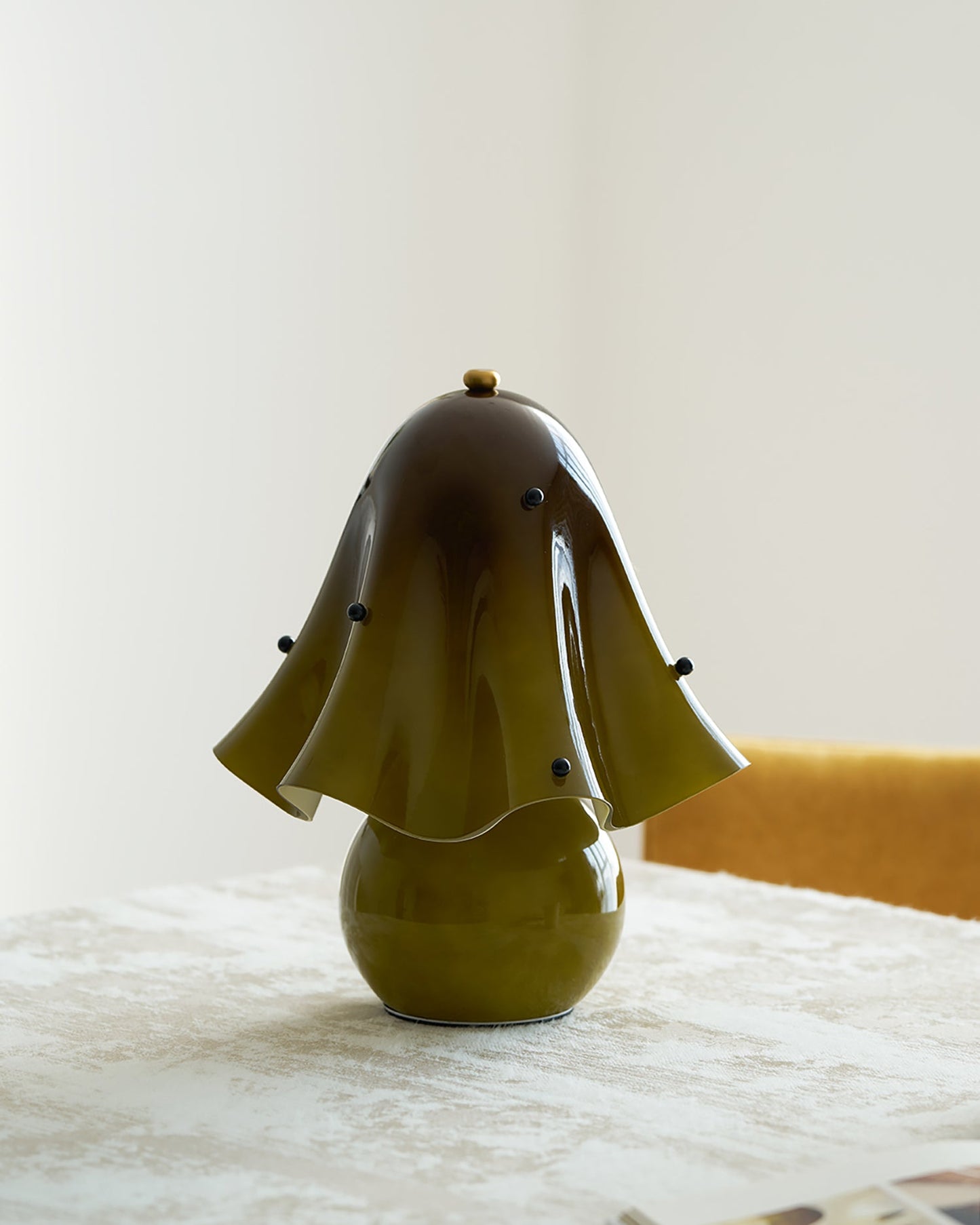 Bellina Elegant Glass Table Lamp – Sleek Design for Bedside or Desk