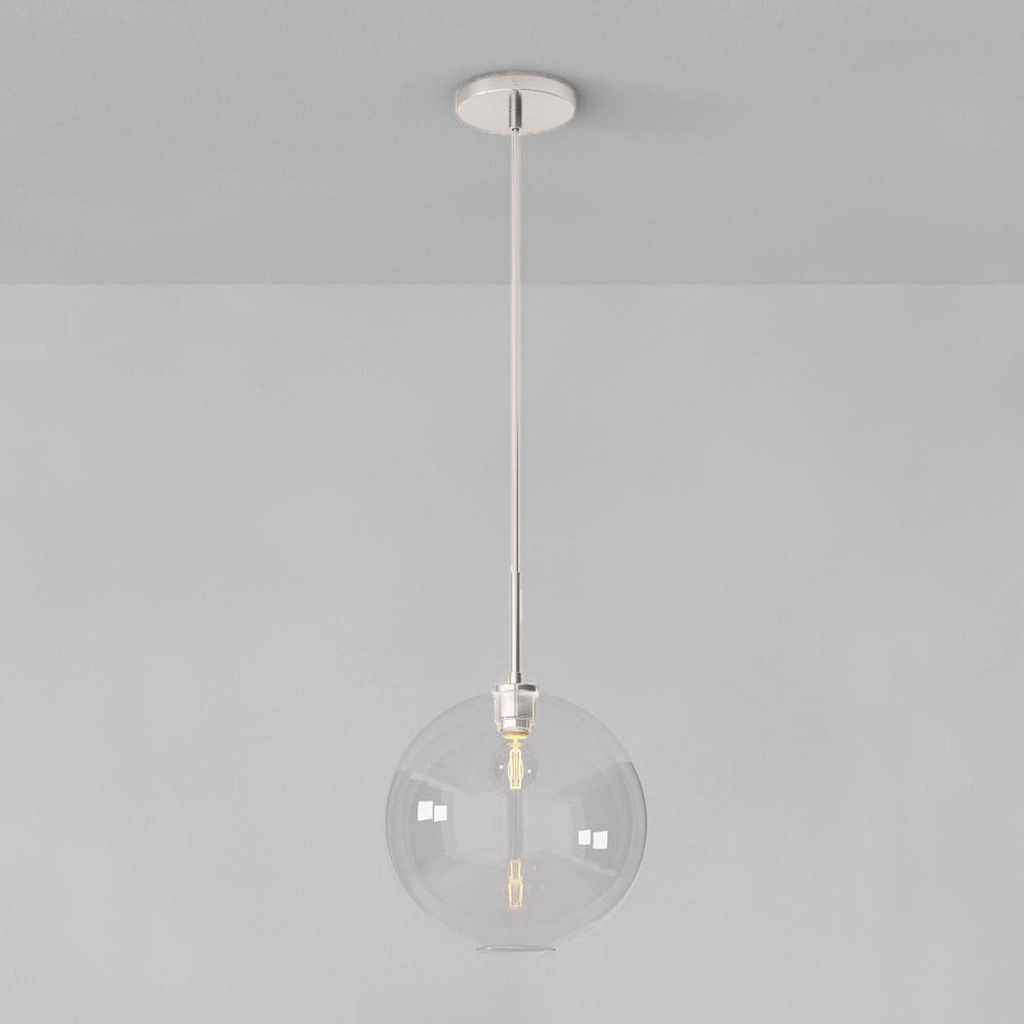 Selvion Sculptural Globe Pendant Light - Modern Glass Pendant Lamp - Sleek Design