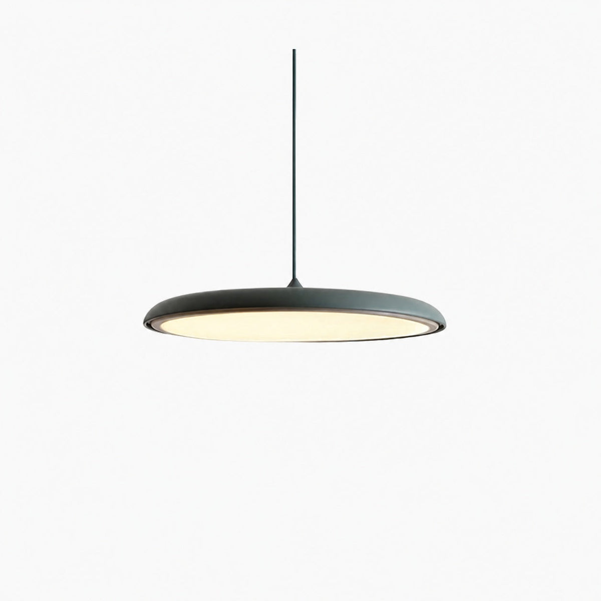 Astris Modern Disc Pendant Lighting – Soft Glow LED Hanging Light for Dining Room and Living Space