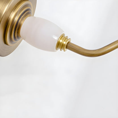 Wandleuchte aus Metall in Bronze-Finish