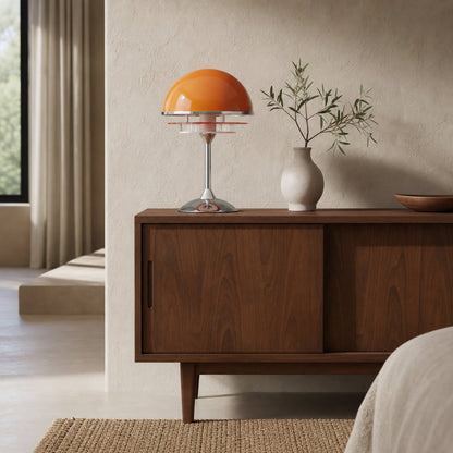 Afterglow Sunset Glow Geometric Table Lamp – Modern Sculptural Style for Desk Bedside Living Space