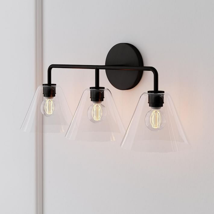 Conica Cone Wall Sconce - 1, 2, 3-Light Modern Glass Lighting
