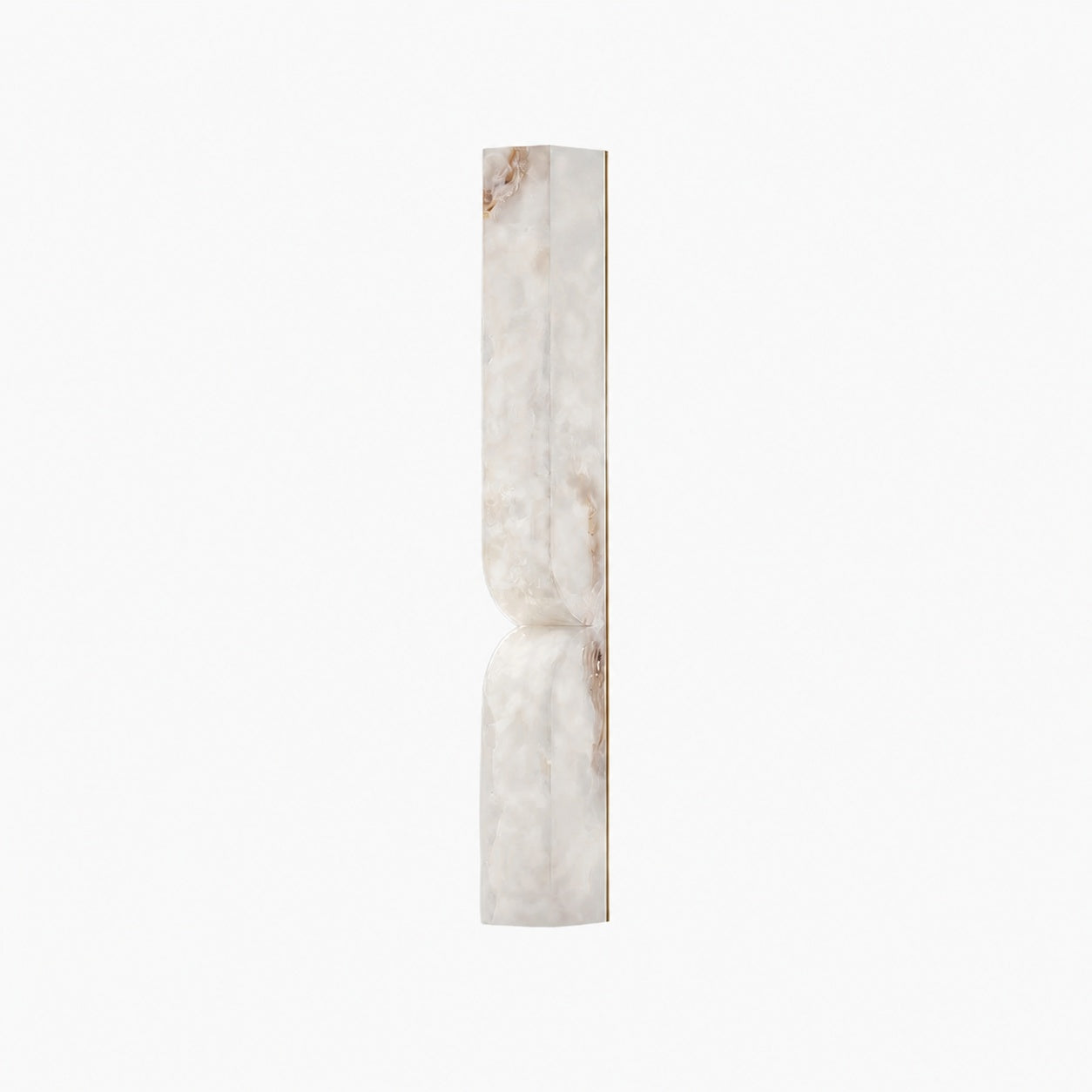 Albesque Curved Wall Lamp - Modern Alabaster Wall Lamp for Bedrooms and Living Rooms