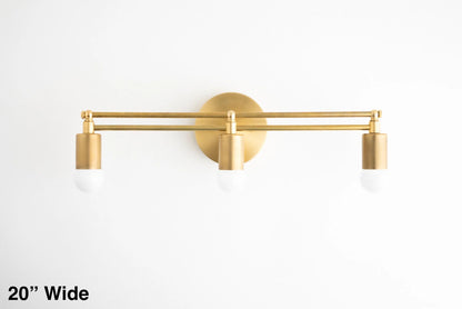 Mobilux Line Moderne Vanity Light - Badezimmer-Wandleuchte im Art-Deco-Stil