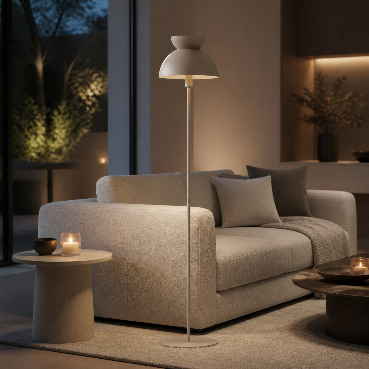 Aurelia Nordic Sculptural Floor Lamp – Minimalist Metal Standing Light for Living Room or Bedroom
