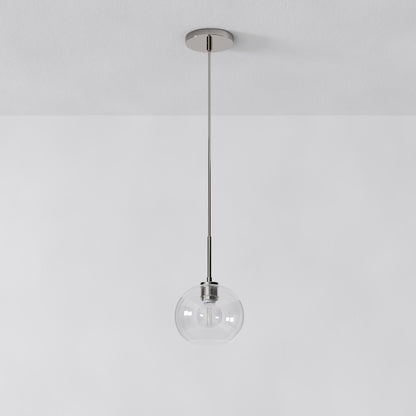 Selvion Sculptural Globe Pendant Light - Modern Glass Pendant Lamp - Sleek Design