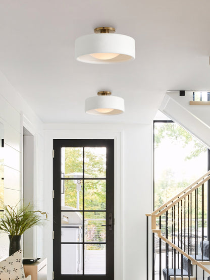 Porcelain Flush Mount Ceiling Light