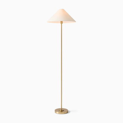 Diora Tischlampe und Stehlampe - Moderner Linear Stil Eleganter Leinen Lampenschirm für Wohnzimmer