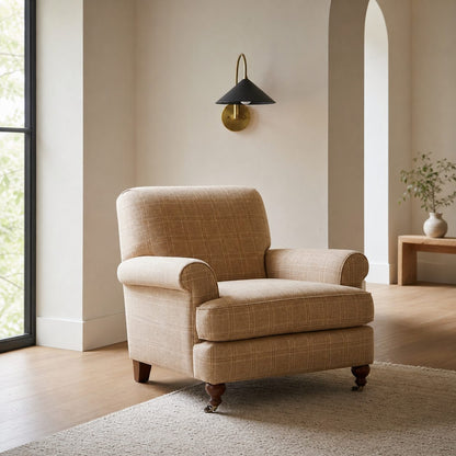 Curva Metall-Wandleuchte im Vintage-Stil – eleganter kegelförmiger Lampenschirm für Schlafzimmer