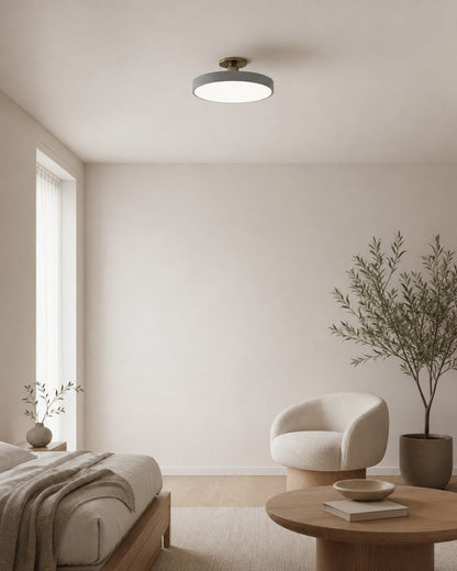 Ceilivon Ceiling Light Wide Diffuser Flush Mount Ceiling Light - Modern Style for Living Room