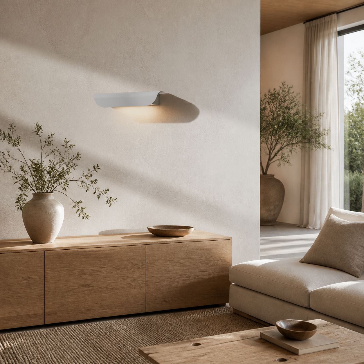 Hidra Modern Metal Wall Sconce – Minimalist Down-Light Sconce for Modern Homes