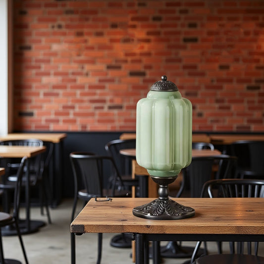 Eloise Tischlampe - Vintage Design Glas Tischlampe