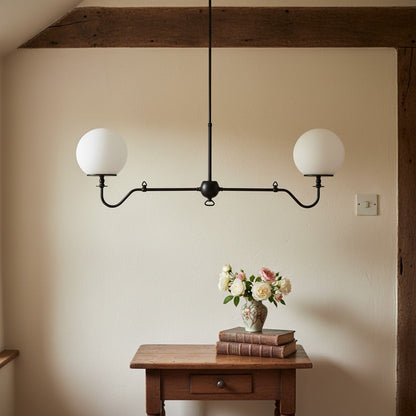 Glorica Glass Brass Chandelier Lighting - Contemporary Glass Multi-Light Hanging Fixture
