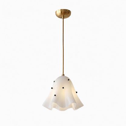 Bellina Artistic Glass Pendant Light - Modern Bloom Inspired Hanging Ceiling Lamp