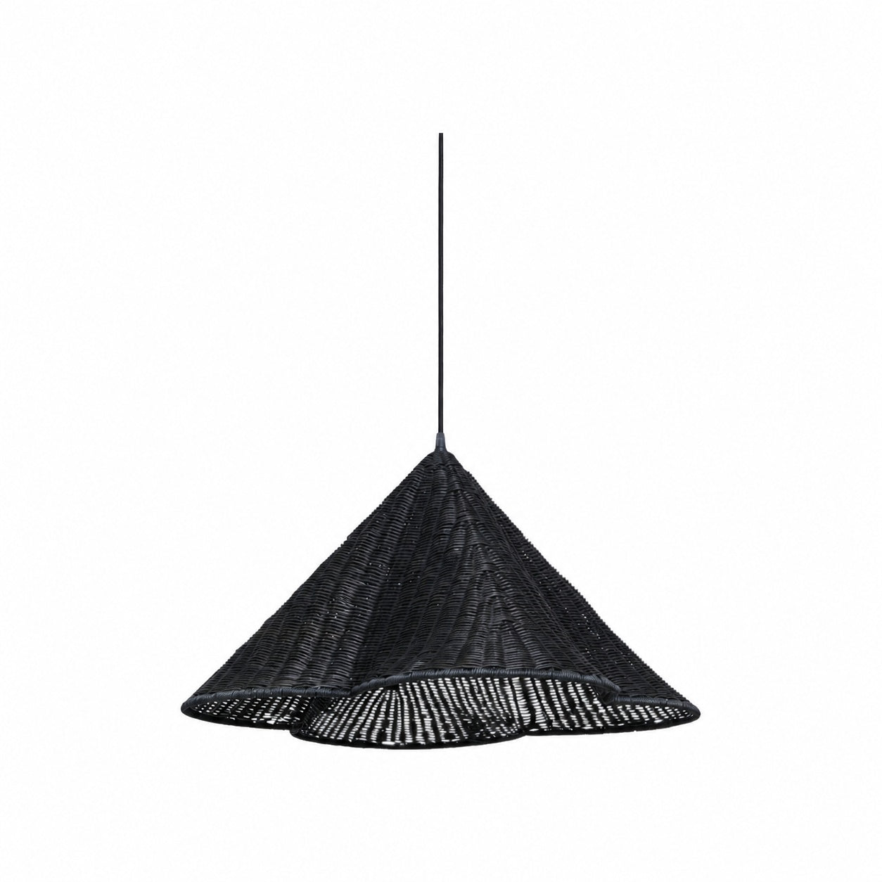 Wickara Natural Rattan Woven Pendant Light – Boho-Chic Hanging Lamp for Living and Dining