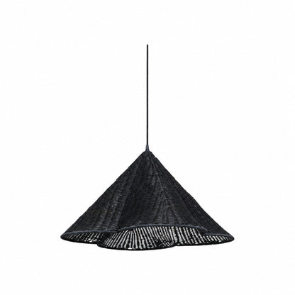 Wickara Natural Rattan Woven Pendant Light – Boho-Chic Hanging Lamp for Living and Dining