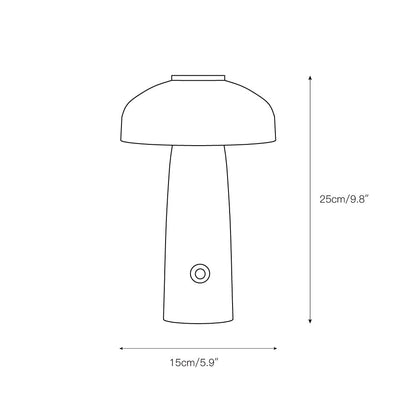 Leon Mushroom Table Lamp (built-in battery)