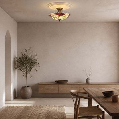 TF Botanica Florale Glas-Decken- und Pendelleuchten – Leuchten im Kunstglas-Stil für Räume
