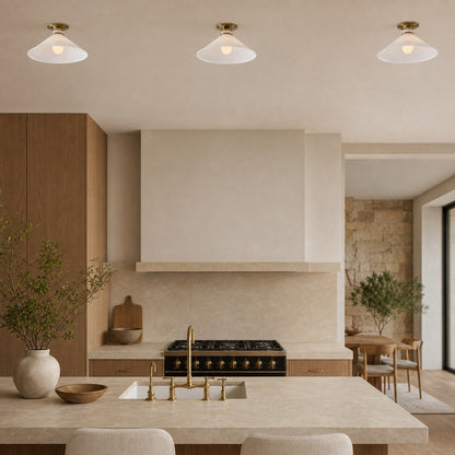 Aurenza Flush Mount – Farmhouse Ceiling Light with Simple Elegant Design