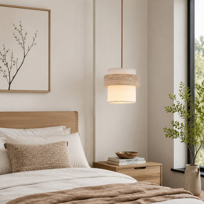 1 Head pendant bedroom scene