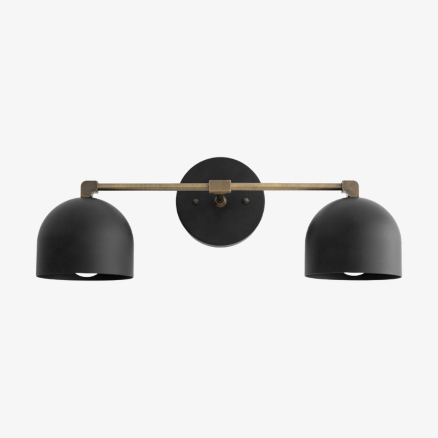 Metio Dome Mid-Century Deep Ball Vanity Lamp - Brass Wall Sconce