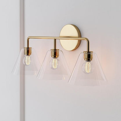 Conica Cone Wall Sconce - 1, 2, 3-Light Modern Glass Lighting
