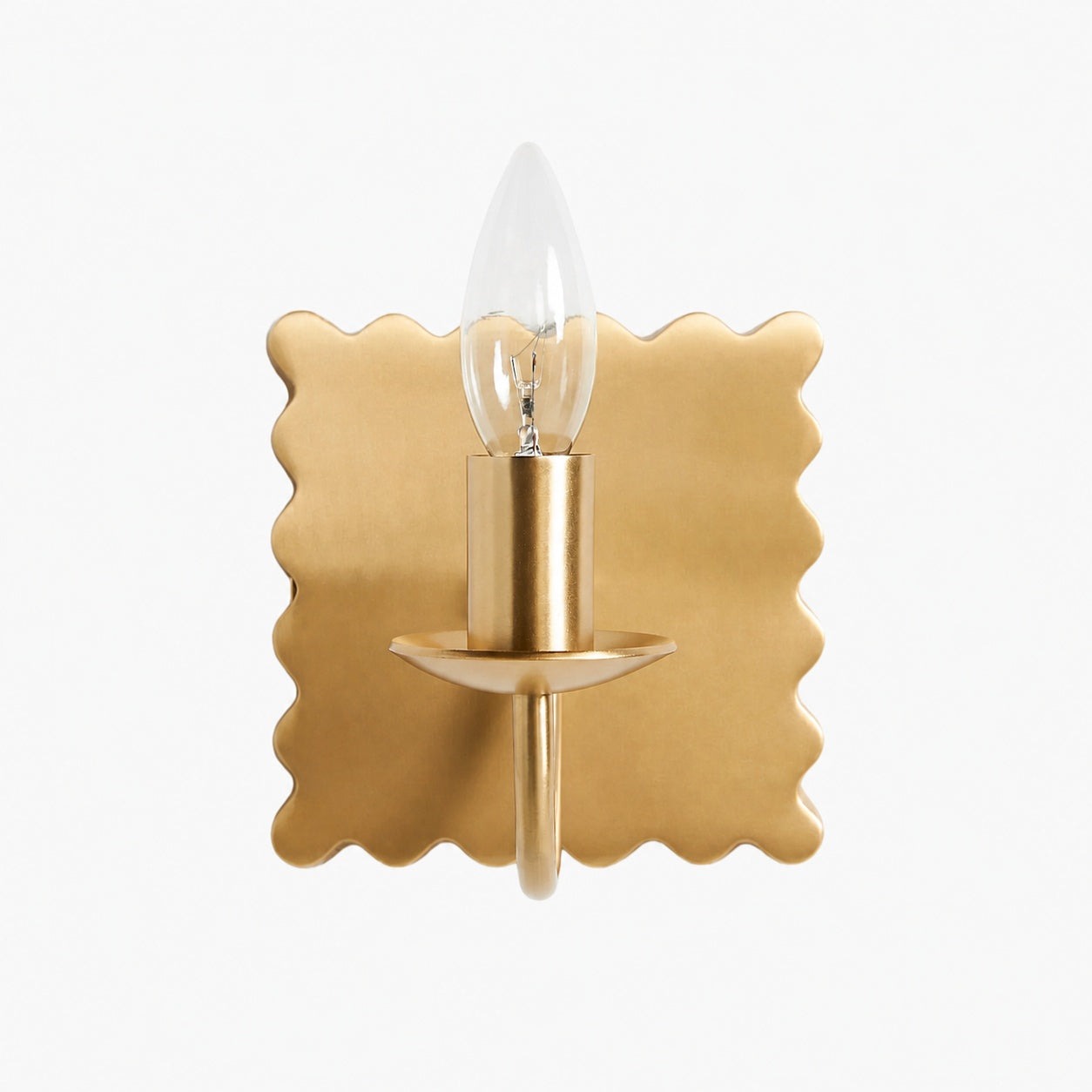 Modo Decorative Wall Light – Modern Wavy Metal Wall Sconce for Bedrooms and Hallways