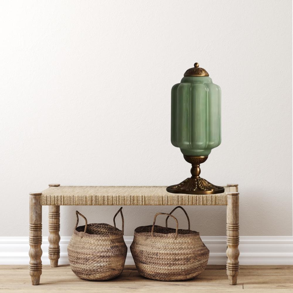 Eloise Tischlampe - Vintage Design Glas Tischlampe