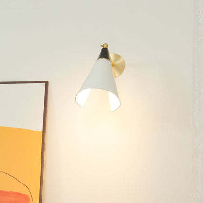 Magari Mid Century Wandleuchte Messing Schwenkbar